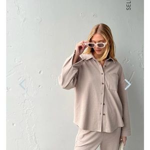 OAK + FORT Button Up Knit Shirt - Still in store